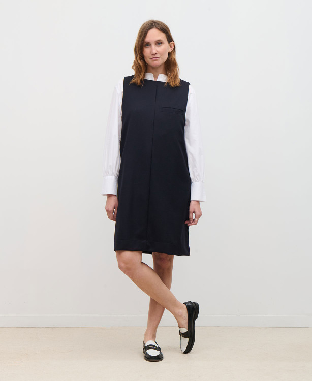 Margaux wool tailored dress