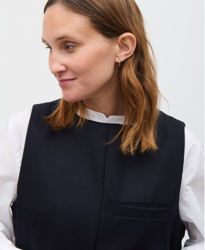 Margaux wool tailored dress