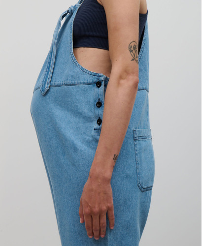 Arizona Denim Cotton Maternity Overall