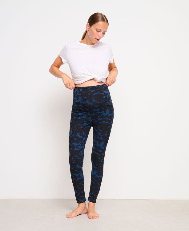 Organic Cotton Tie & Dye Pregnancy Leggings