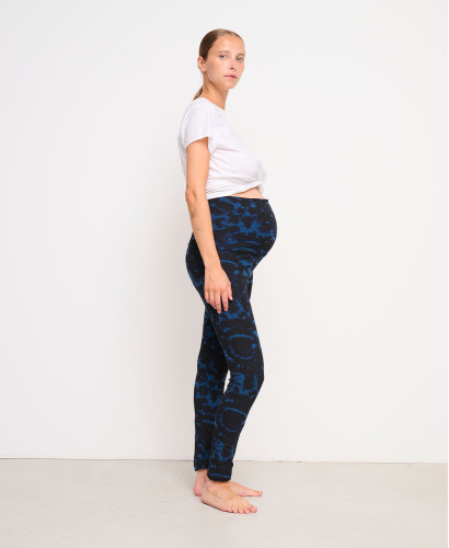 Schwangerschaft-Leggings Bio-Baumwolle Tie & Dye