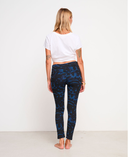 Schwangerschaft-Leggings Bio-Baumwolle Tie & Dye