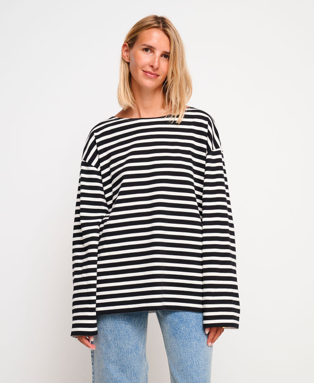 Marinière Oversize Noire