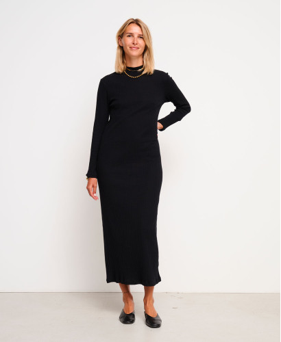 Baya Schwarzes Umstands-Maxikleid