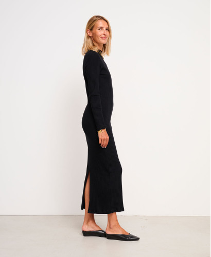Baya Black Maternity Maxi Dress