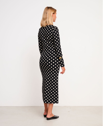 Robe Grossesse Pois Maé Coton Bio