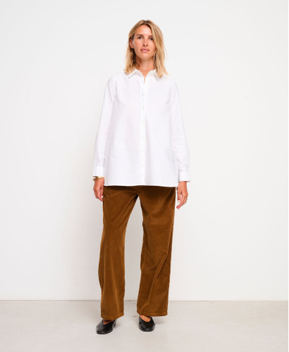 Axelle Brown Corduroy Maternity Pants