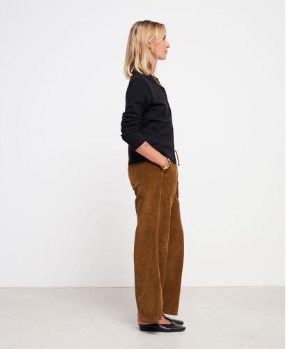 Mona Black Wool Cardigan