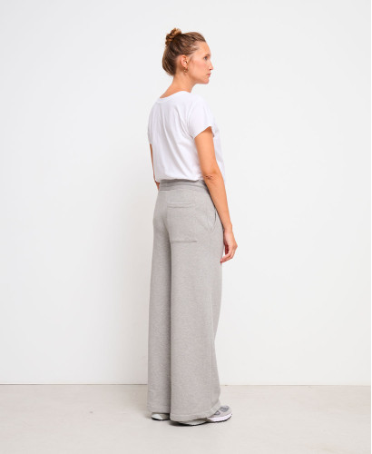 Pia Grey Brushed Fleece Joggers