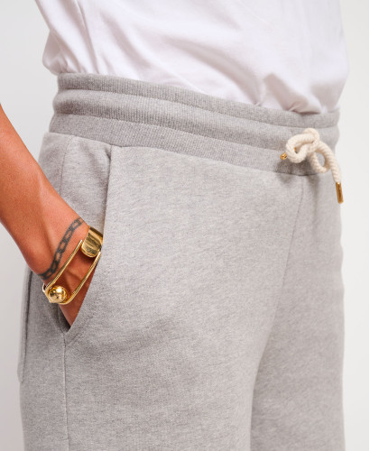 Pia Grey Brushed Fleece Joggers