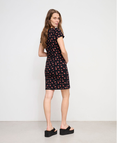 Robe Grossesse Roses Aimée Coton Bio