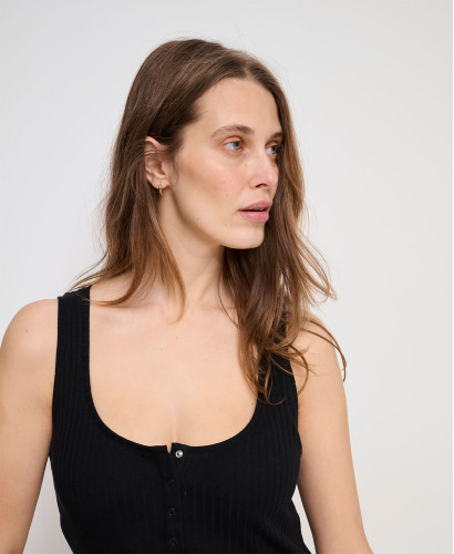 Anouk Lange Umstands-Kleid Schwarz