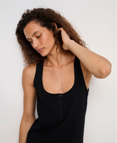 Anouk Black Long Maternity Dress