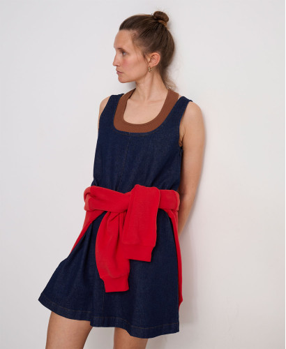 Robe Grossesse Denim Brut Anna