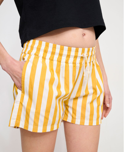 Short Grossesse Coton Rayures Romy