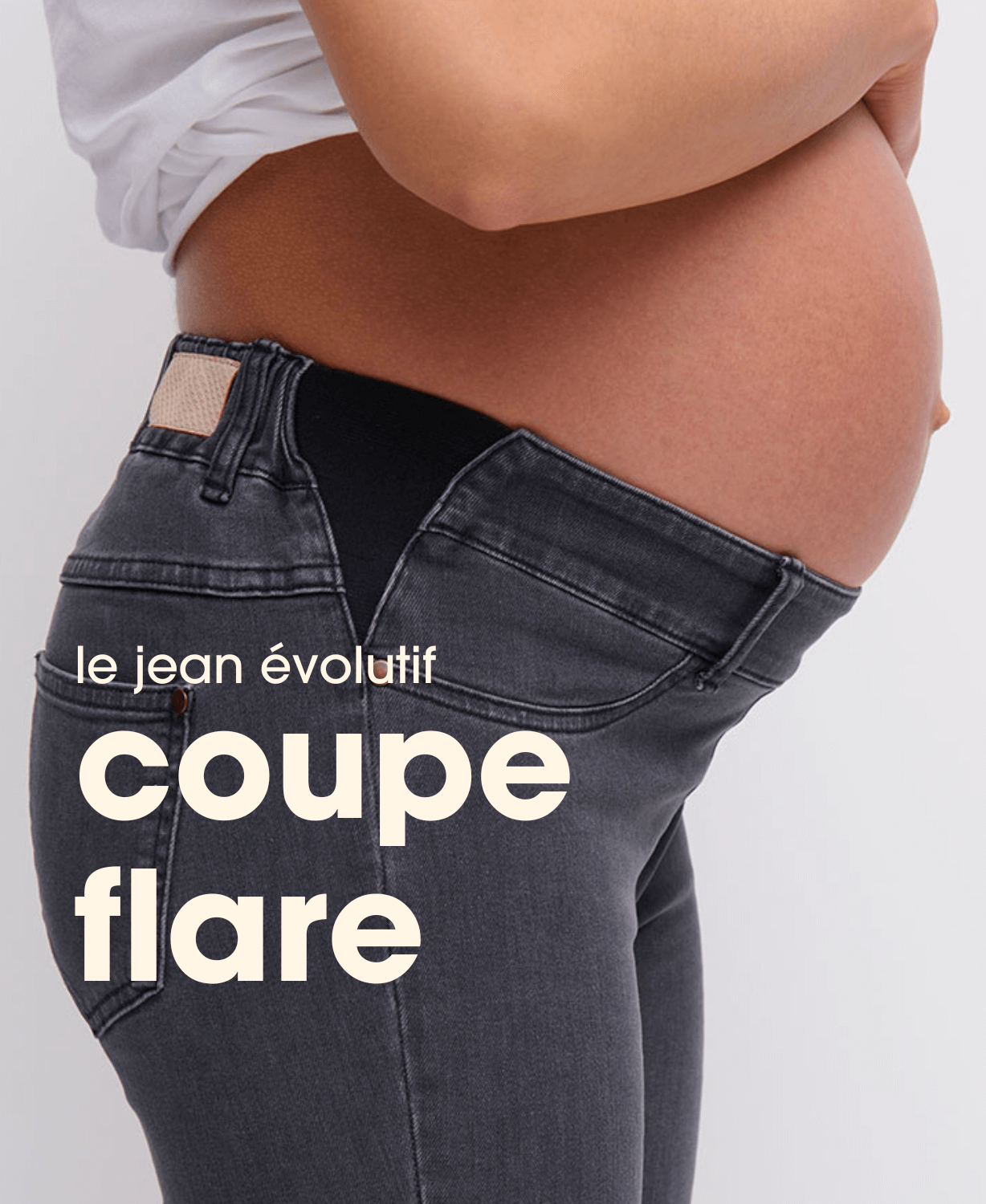 zoom cote jean slim flare jolibump